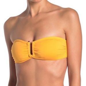 ONIA- Genevieve bikini bandeau Swim Top- Sunflower